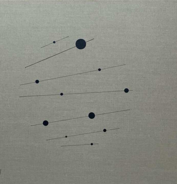 CONSTELLATION 12 Schilderij, 15,8x15,8 in