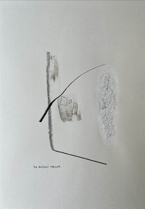 Drawing titled "Mobile II" by Pierre Bastaroli, Original Artwork, Pencil