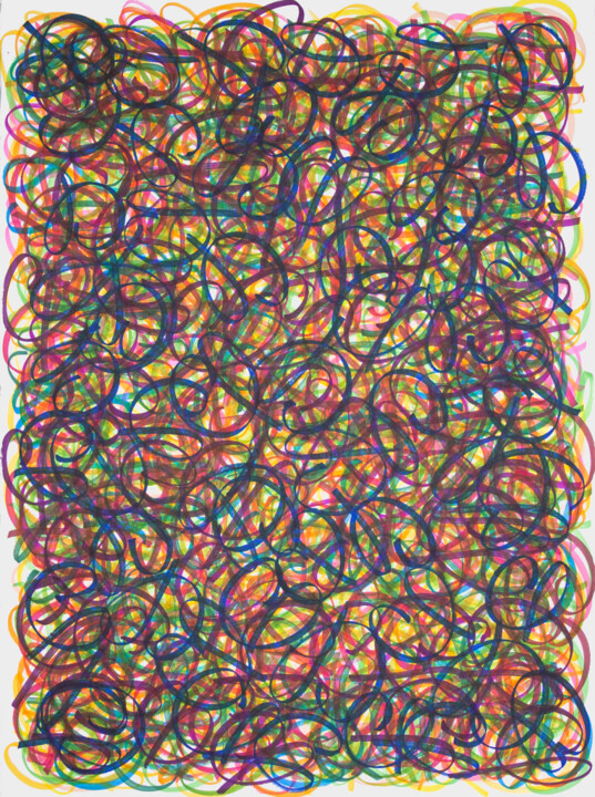 Drawing titled "GraPhity" by Phil C, Original Artwork, Textile fiber