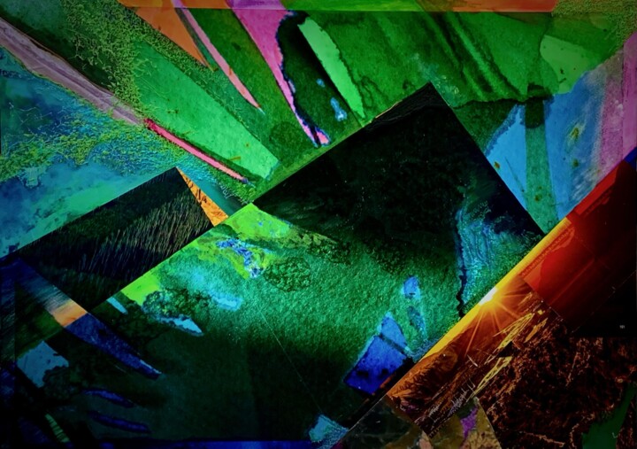 拼贴,  20.9x28.4 in 