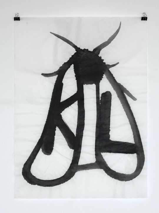 Série de "L'alphabet", KL Tekening, 25,2x18,1 in