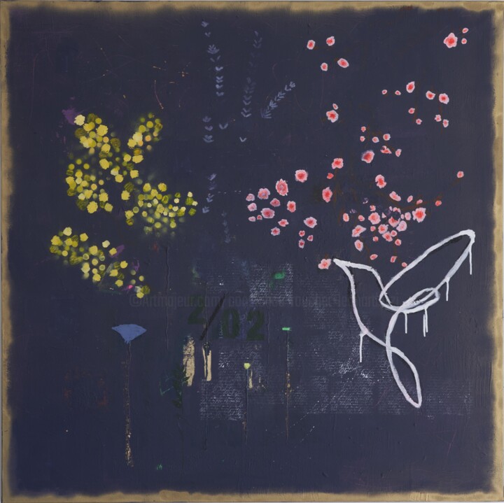Antoinette Collages, 47,2x47,2 in