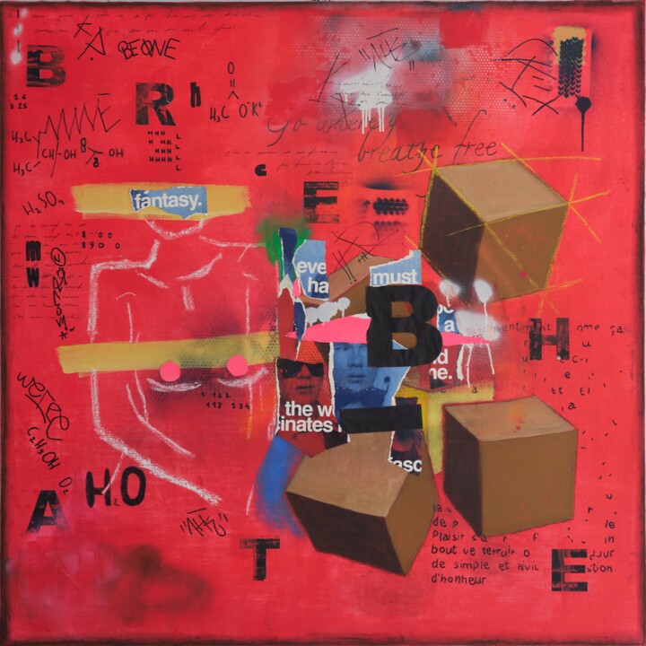Chloé Collages, 47,2x47,2 in