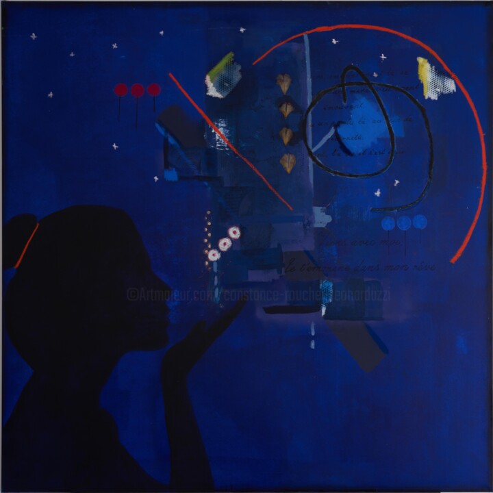 Painting titled "Sophie" by Constance Roucher-Leonarduzzi, Original Artwork, Acrylic