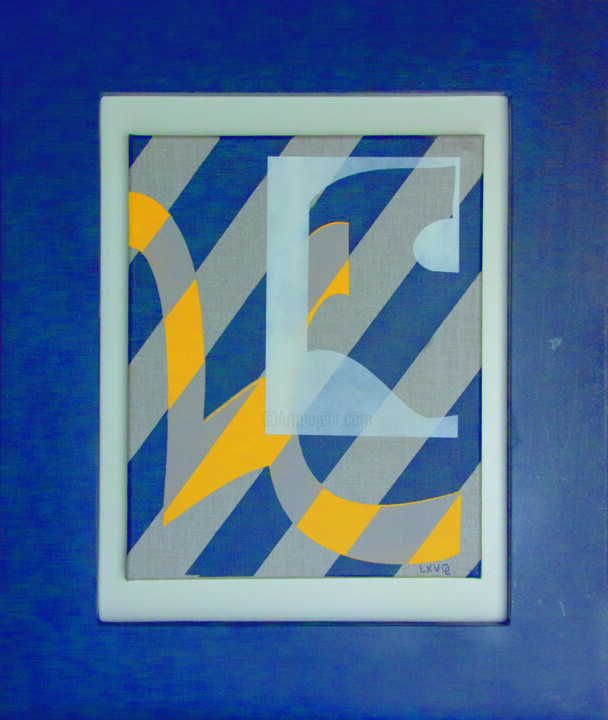 Pintura titulada "Intermittence" por Luiz Queimadela, Obra de arte original, Acrílico