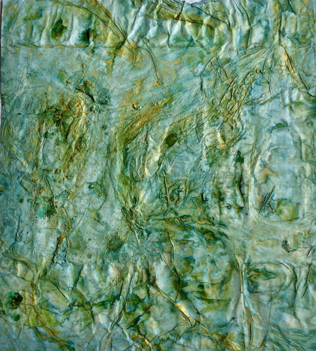 Painting titled "BAROQUE 1" by Nicole Grenot, Original Artwork, Acrylic