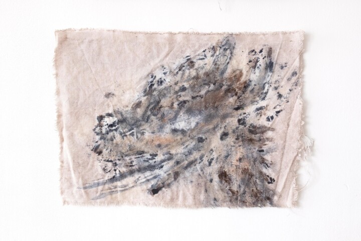 Peinture intitulée "Esprit du dragon" par Cathy Cocat, Œuvre d'art originale, Encre