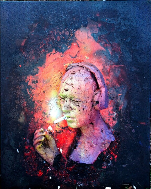 LE PREMIER GESTE 雕塑, 31.9x23.6 in