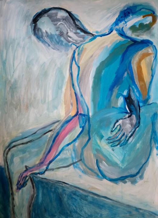 Nus 绘画, 41.3x29.9 in