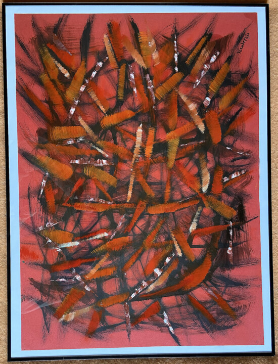 Red Hot Peppers 图画, 19.7x27.6 in