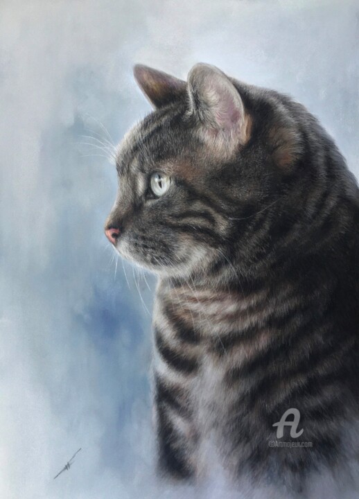 Tekening,  13,8x9,8 in 