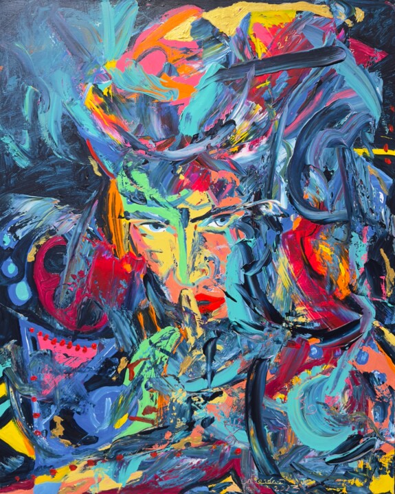No.A 49 Queen of the Unconscious 绘画, 39.4x31.5 in