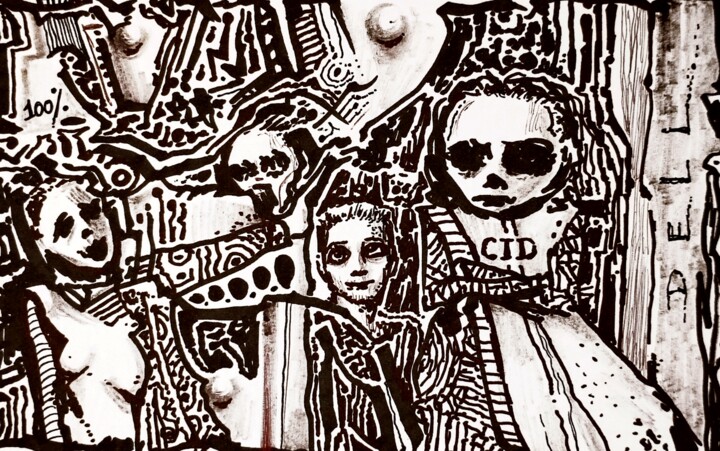 Dell CIDisaster Drawing, 5.9x8.3 in