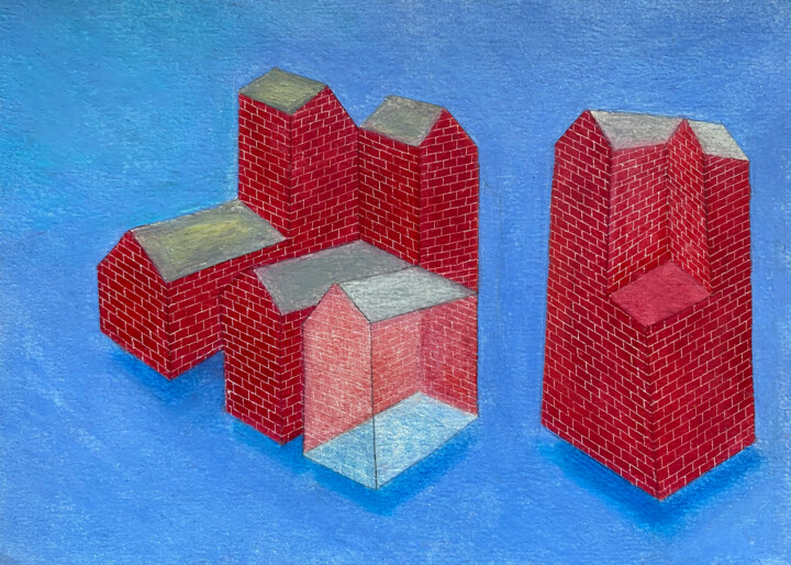 Suspendues 图画, 5.9x8.3 in