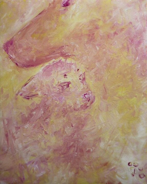 Tenderness 绘画, 19.7x15.8 in