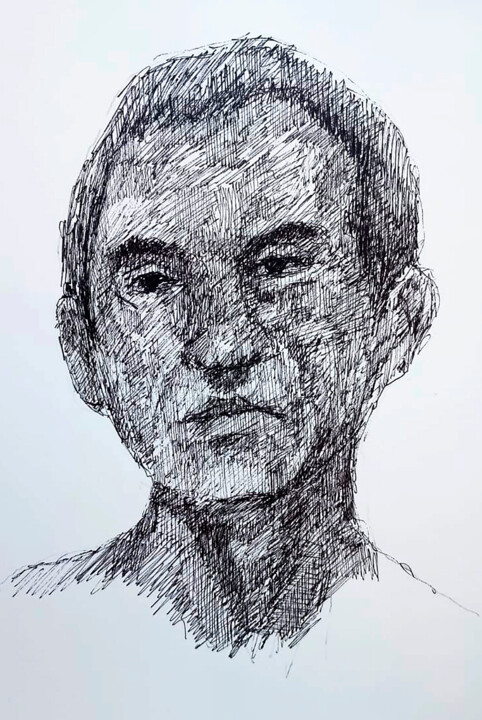Gaze of Silence 图画, 11.7x8.3 in