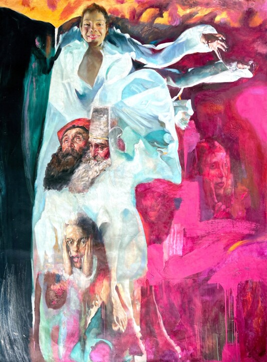 Schilderij getiteld "Illusions 2" door Igor Galan, Origineel Kunstwerk, Olie