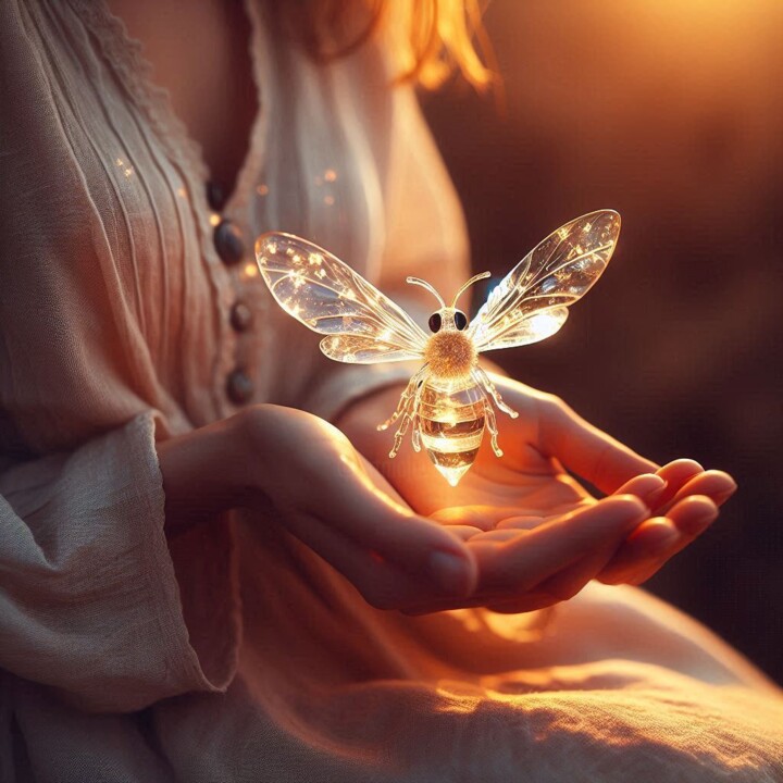Abeille, pilier silencieux de la vie sur Terre. 数字艺术