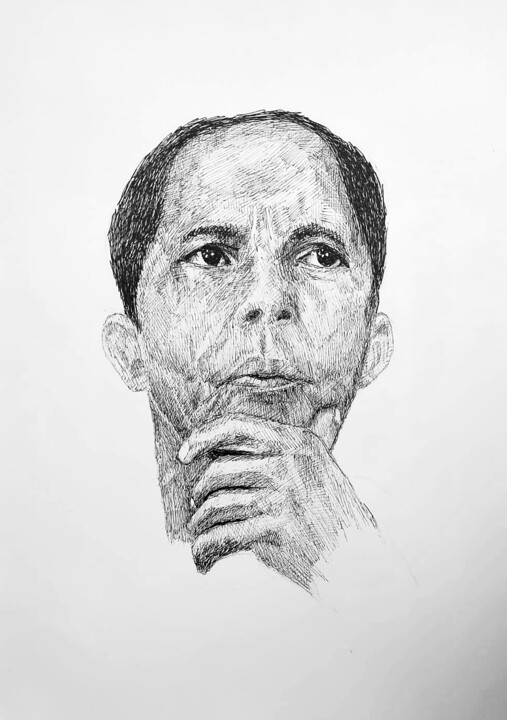 图画,  11.7x8.3 in 