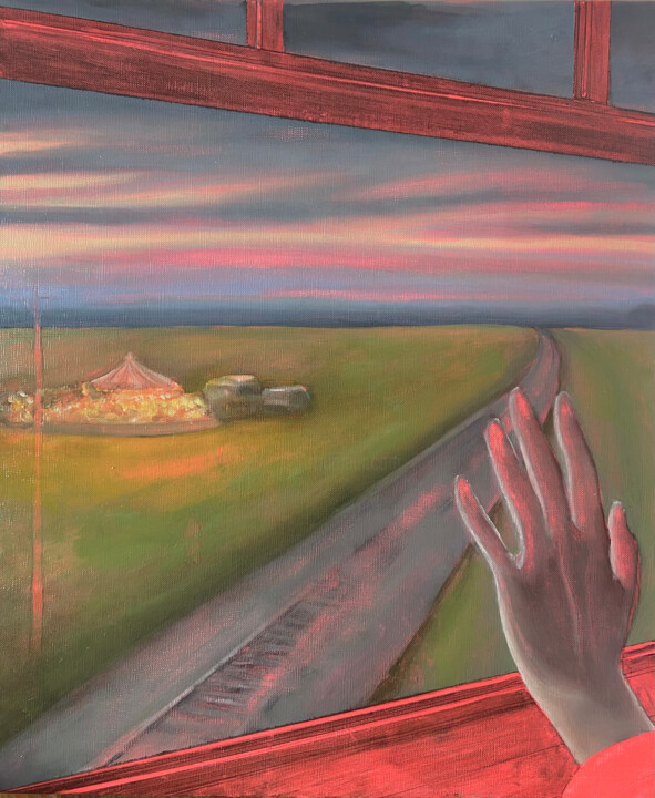 绘画 标题为“La ducasse” 由Chloé Kaemmerer, 原创艺术品, 油