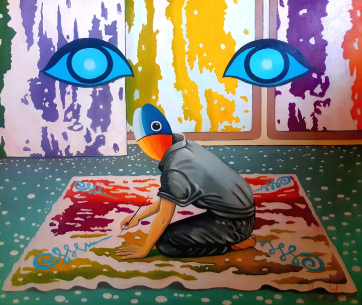 Restauro Interiore 绘画, 39.4x47.2 in