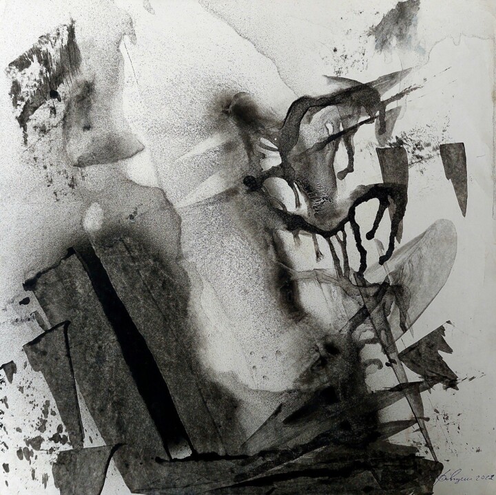 绘画,  17.7x17.7 in 