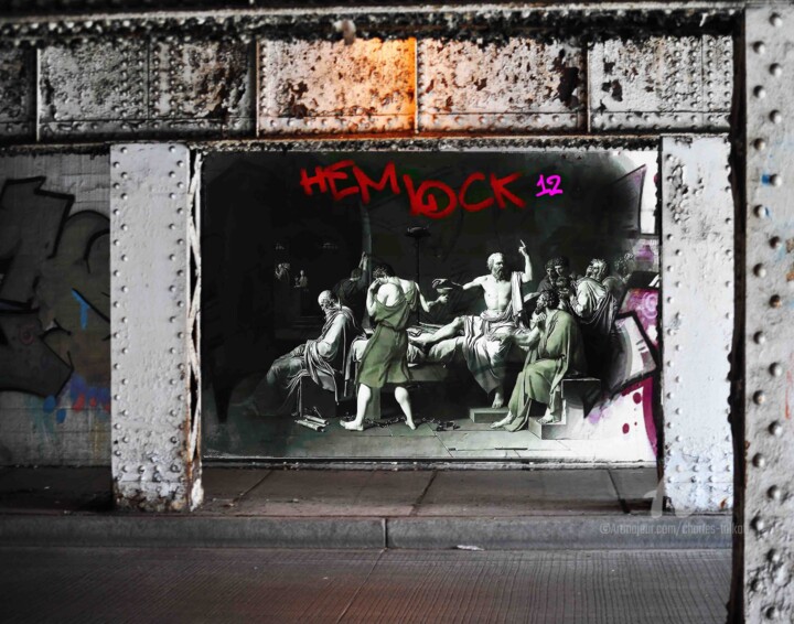 The Graffiti Death of Socrates Fotografia