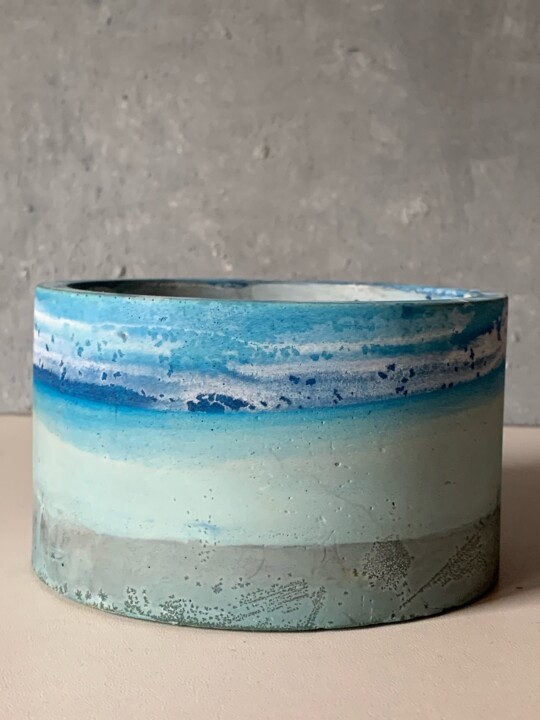 Bright sea with slush Γλυπτική, 2,8x4,3 in