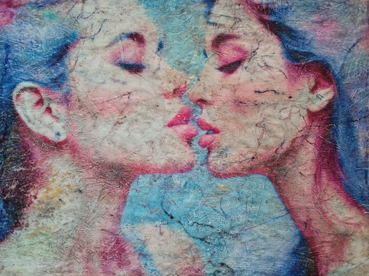 Sapphic -02- (n.703) Schilderij, 23,6x31,5 in