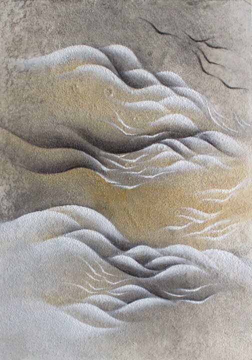 Painting titled "Sensing possibility" by Francesca Borgo, Original Artwork, Acrylic