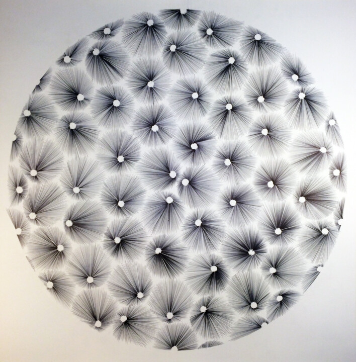 cercle n°6 图画, 39.4x39.4 in