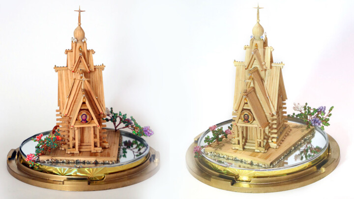 The Luminous Chapel (Wonder Matches & Miracle Beads) Design, 70,9x55,1 in