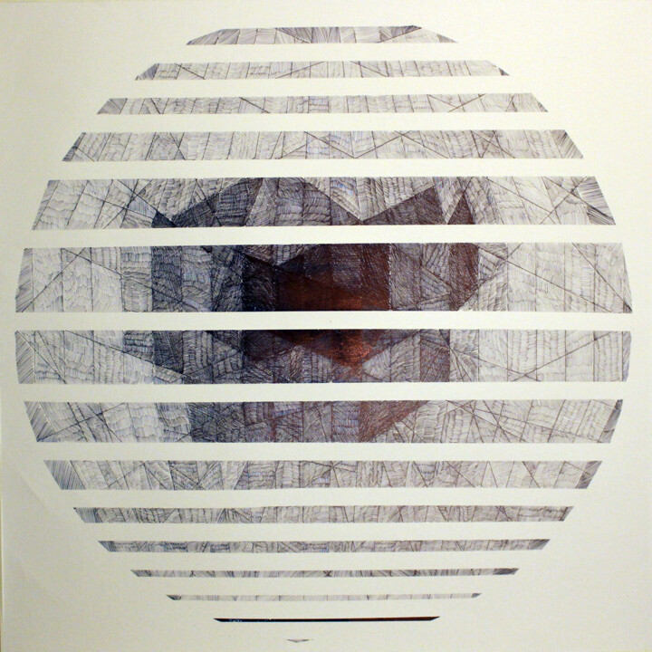 cercle n°2 Рисунок, 39,4x39,4 in