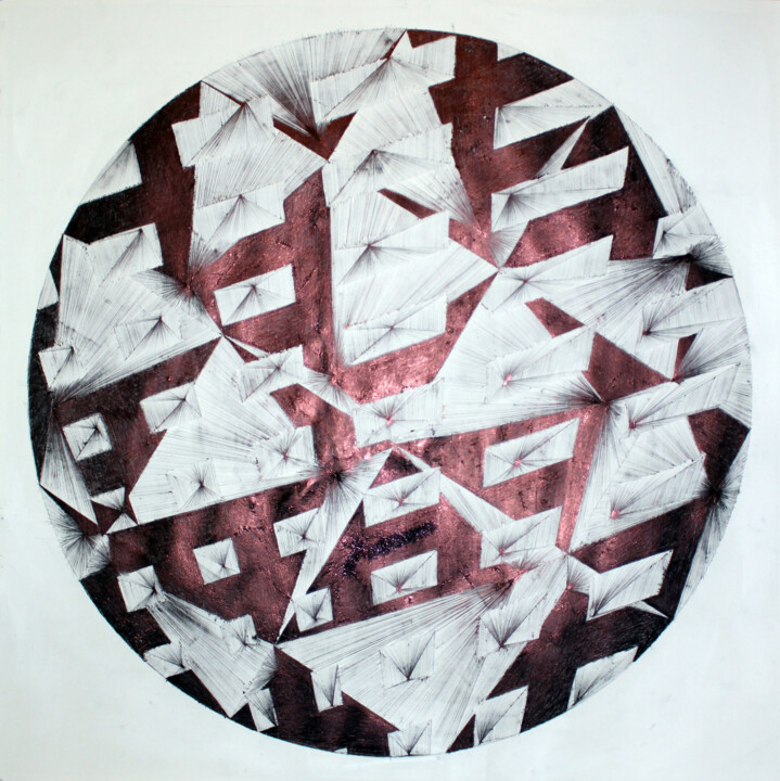 cercle n°8 图画, 39.4x39.4 in