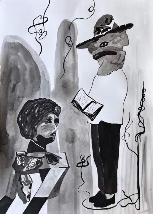 HUMMING IN THE DARK Σχέδιο, 29,5x22,1 in