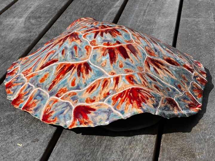 Tortue Caribéenne 雕塑, 17.1x14.6 in