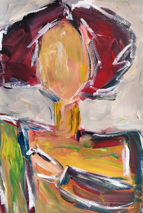Velvet Force 绘画, 16.5x11.7 in