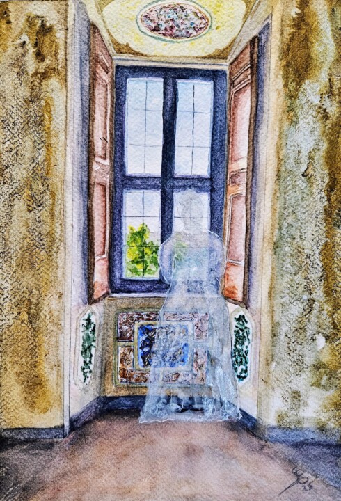A Eterna Espera 绘画, 11.7x8.3 in