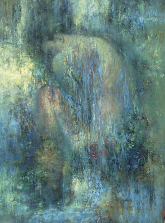 Nude model. Tablo, 39,4x28,7 in