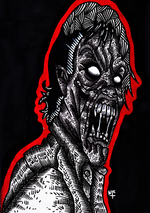 EVIL DEAD 2 FAN ART 图画, 12x8 in