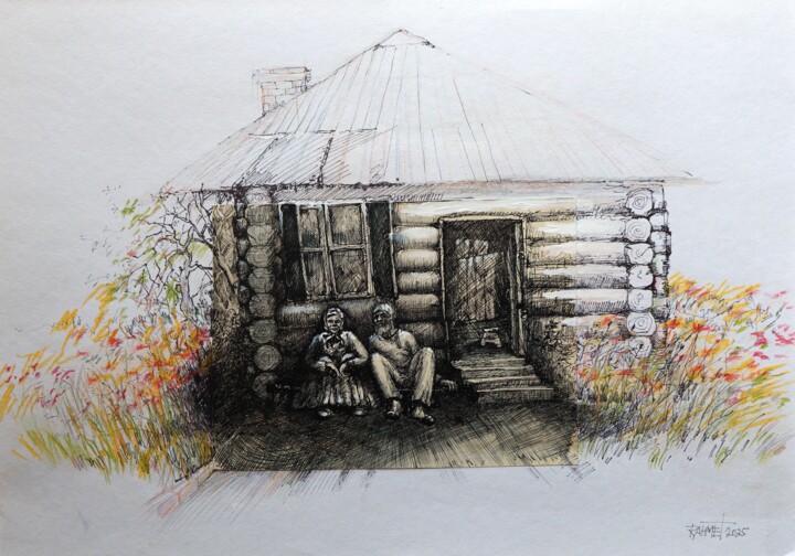 Fantasy with Flowers 258 Tablo, 16,5x23,2 in