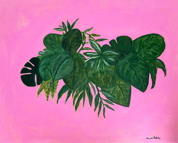 Jungle-Gum 绘画, 28.7x36.2 in