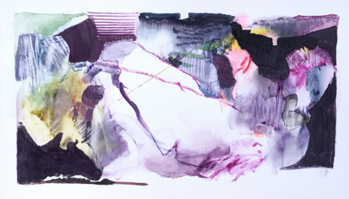 Painting titled "untitled (#17 2025)" by Lothar Neumann, Original Artwork, Tempera