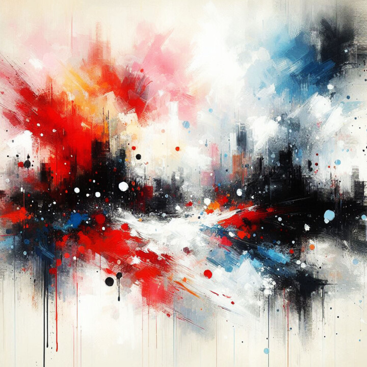 Magie der Farben #65 绘画, 39.4x39.4 in