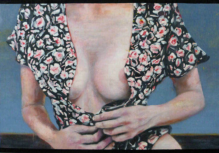 Little flowers 绘画, 27.6x39.4 in