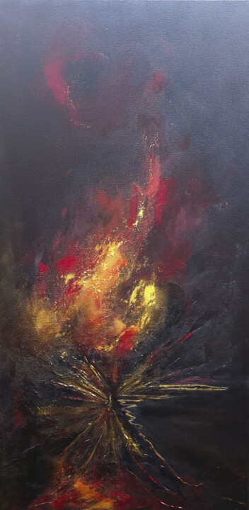 Bound by Strings 绘画, 39.4x19.7 in