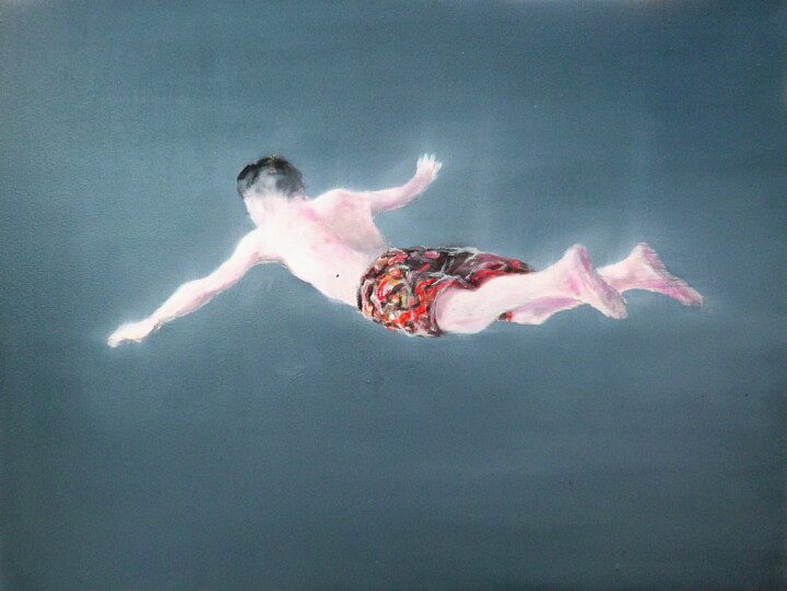 Icare 2 绘画, 23.6x31.5 in
