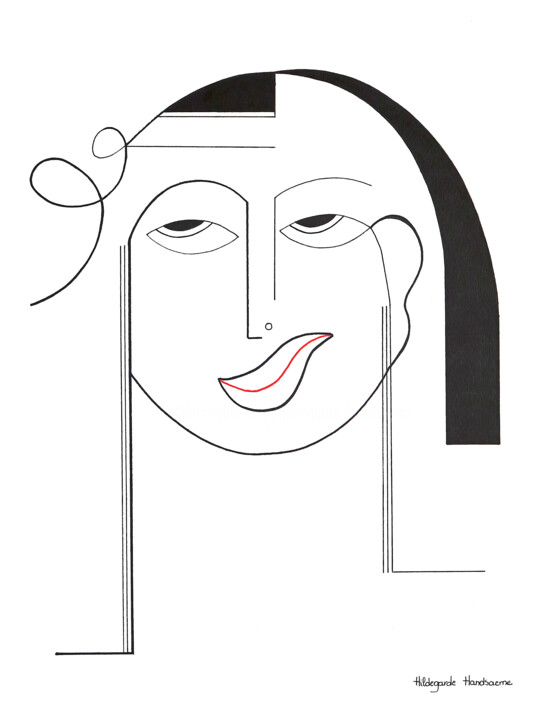 Epure Féminine 图画, 25.6x19.7 in