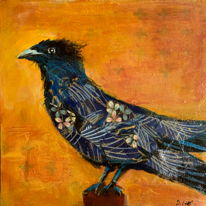 Don't Ruffle My Kimono 绘画, 10x10 in
