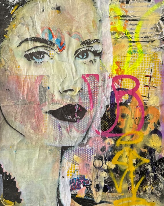 Smile 绘画, 28.9x23.1 in